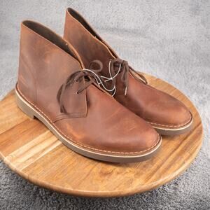 15522 Clark's Men's Bushacre 2 Beeswax Chukka Boot Size 12